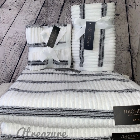 Rachel Zoe Other - 🆕 Rachel Zoe 8Pc Stripe Towel Set